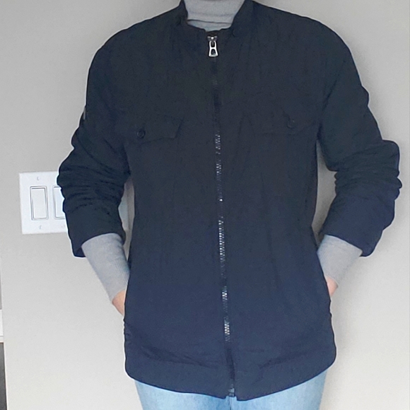 ๐ HOST PICK ๐ Hugo Boss Orange Men's Quilted Biker Jacket - Picture 3 of 14